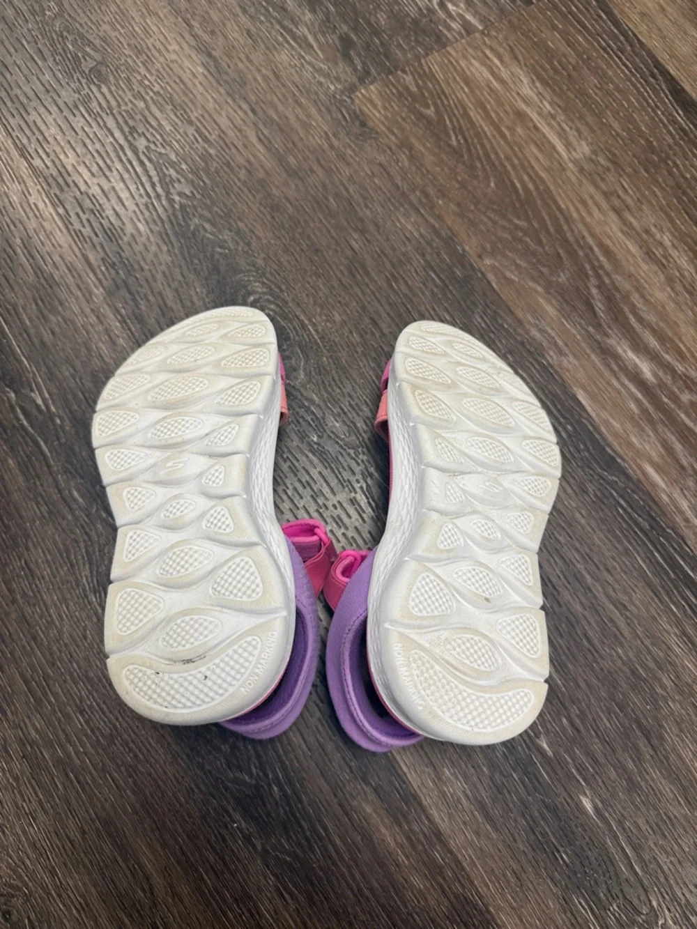 Skechers Pink, Purple & Aqua Girls' Velcro Sport Sandals